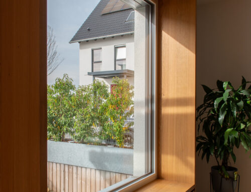 Sitzfenster in Eiche